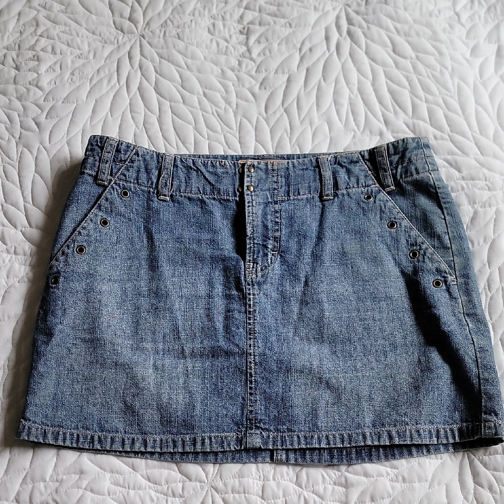 Tommy Hilfiger Denim Mini Skirt Y2k Or Older